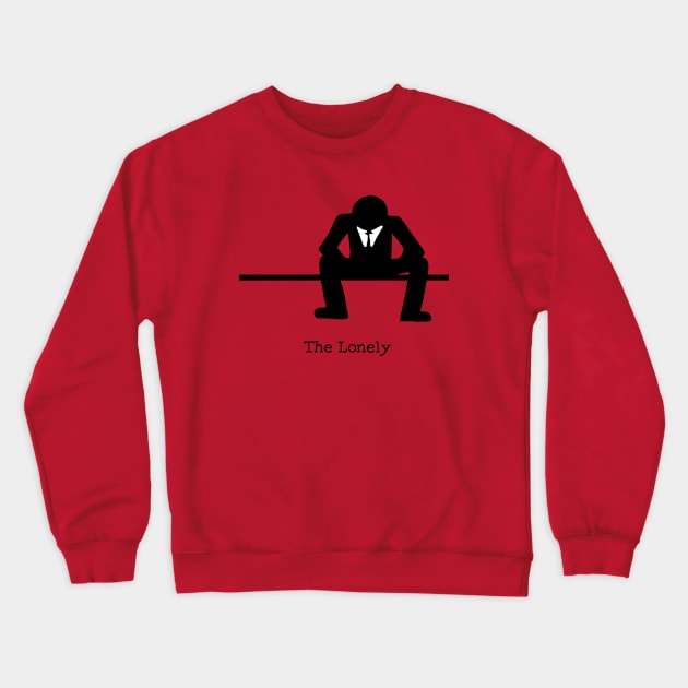 The Lonely Crewneck Sweatshirt by valentinahramov